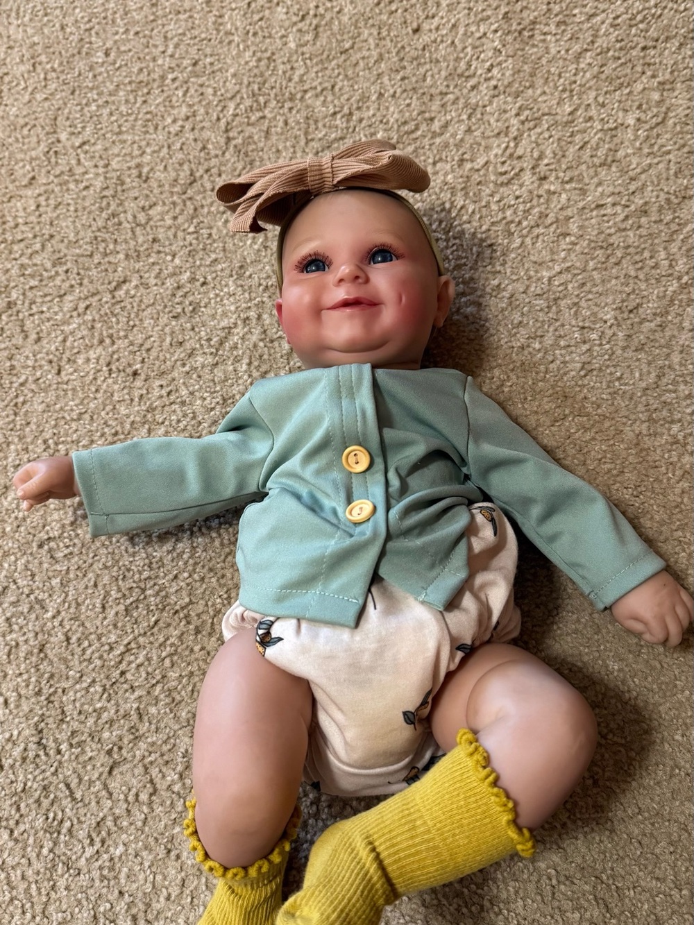 Reborn Baby Doll Soft Vinyl Realistic-Newborn Baby Dolls  20 Inches